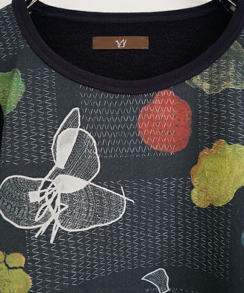 ohta オオタ【Palm maison 別注】print sweat