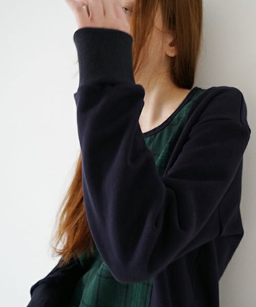 ohta オオタ【Palm maison 別注】check sweat