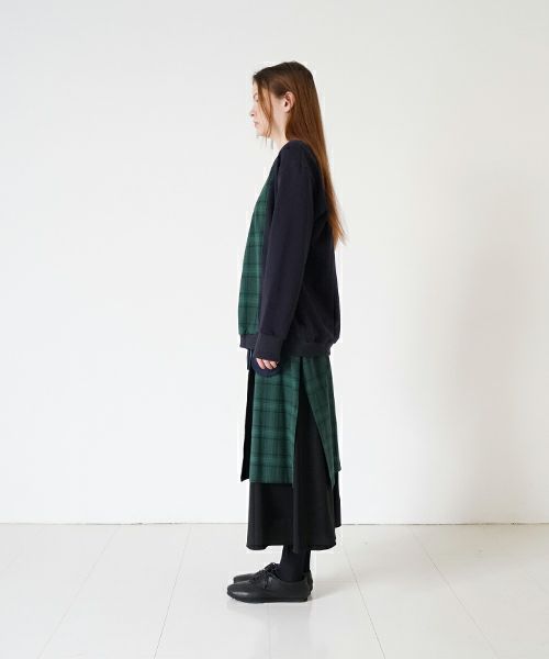 ohta オオタ【Palm maison 別注】check sweat