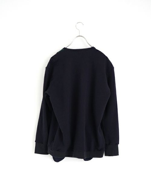 ohta オオタ【Palm maison 別注】check sweat