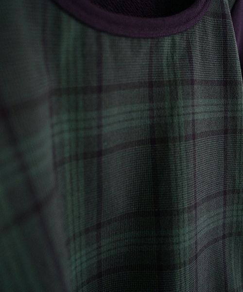 ohta オオタ【Palm maison 別注】check sweat