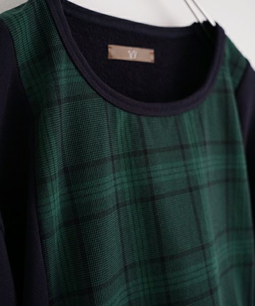 ohta オオタ【Palm maison 別注】check sweat