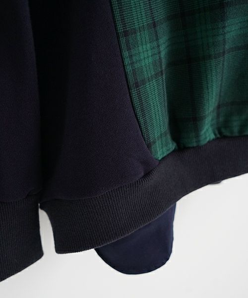 ohta オオタ【Palm maison 別注】check sweat