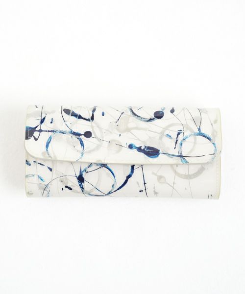 macromauro×Palm maison マクロマウロ×パームメゾン<br> Palm maison original paint wallet  long