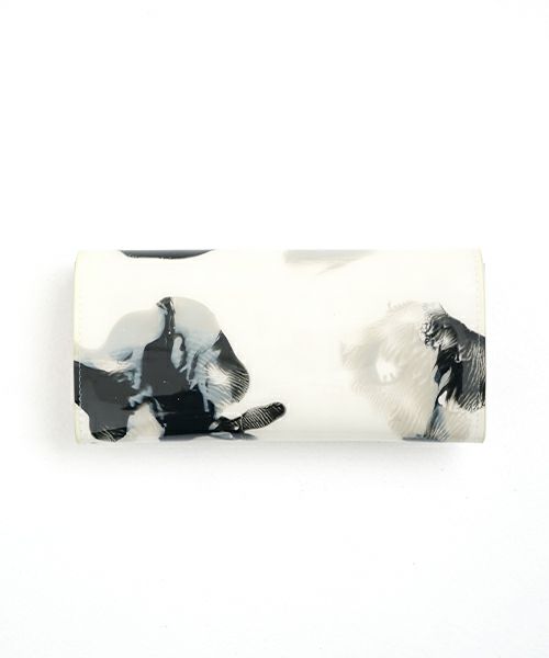 macromauro×Palm maisonマクロマウロ×パームメゾン Palm maison original black paint wallet