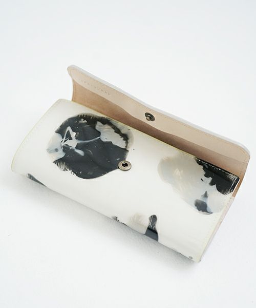 macromauro×Palm maisonマクロマウロ×パームメゾン Palm maison original black paint wallet