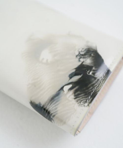 macromauro×Palm maisonマクロマウロ×パームメゾン Palm maison original black paint wallet