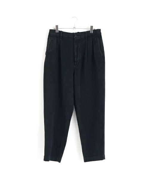 YOKO SAKAMOTOヨーコサカモトWORK TAPERED TROUSERS [WHITE] YS-24SS-09ワークテーパードトラウザー