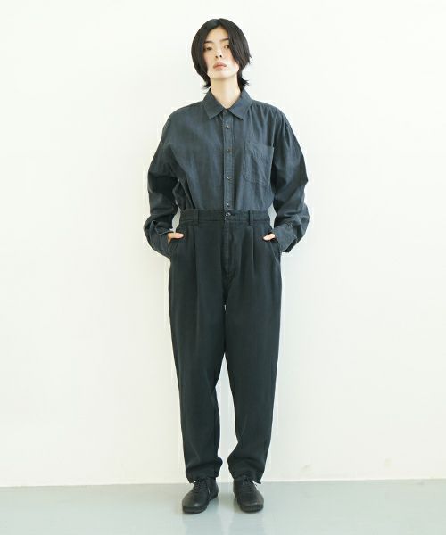 YOKO SAKAMOTO ヨーコサカモト WORK TAPERED TROUSERS [WHITE] YS-24SS-09 ワークテーパードトラウザー