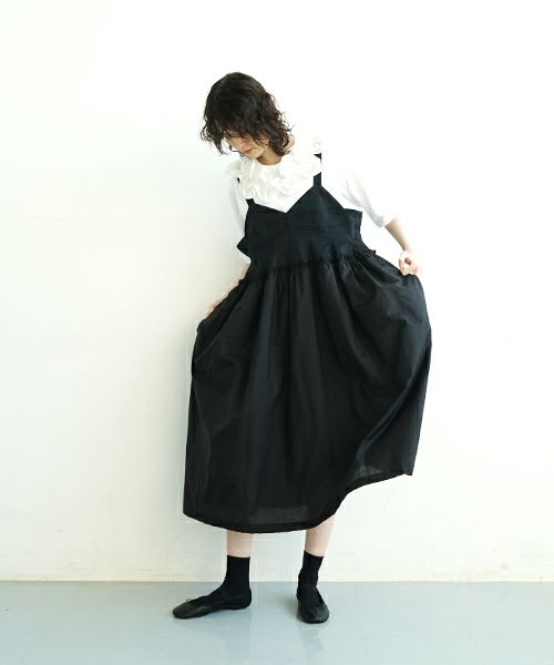 MIYAO ミヤオ DRESS [MAOP-01/BLACK] ブラックドレス