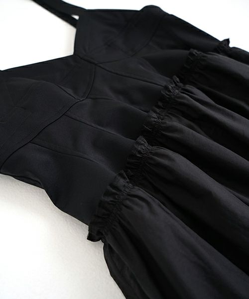 MIYAO ミヤオ DRESS [MAOP-01/BLACK] ブラックドレス