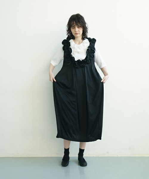 MIYAO ミヤオ DRESS [MAOP-02/BLACK] ブラックドレス
