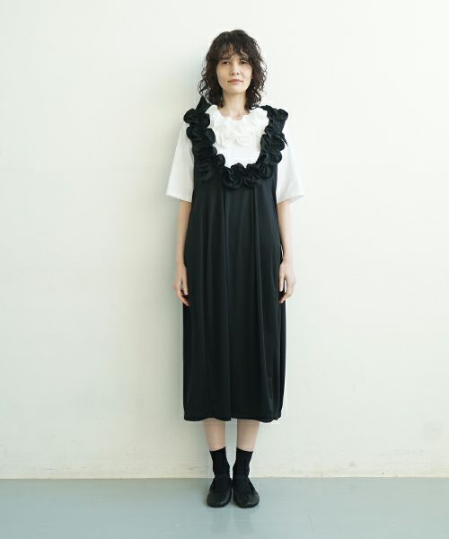 MIYAO ミヤオ DRESS [MAOP-02/BLACK] ブラックドレス