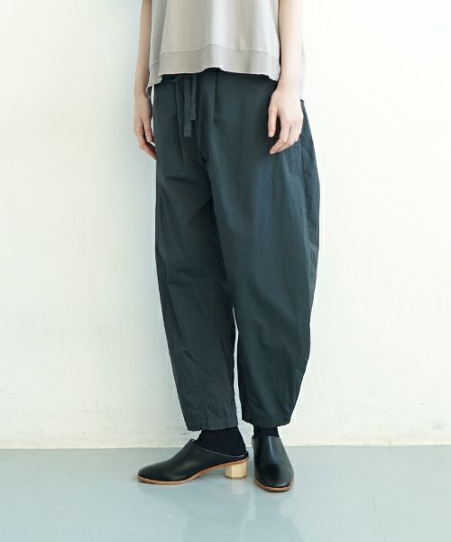 KristenseN DU NORD クリステンセンドゥノルド Easy pants [G178/09graphite] イージーパンツ