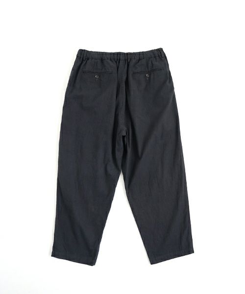 YOKO SAKAMOTO ヨーコサカモトTAPERED TROUSERS [SUMI INK] YS-24SS-58 テーパードトラウザー