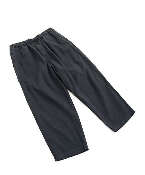 YOKO SAKAMOTO ヨーコサカモトTAPERED TROUSERS [SUMI INK] YS-24SS-58 テーパードトラウザー