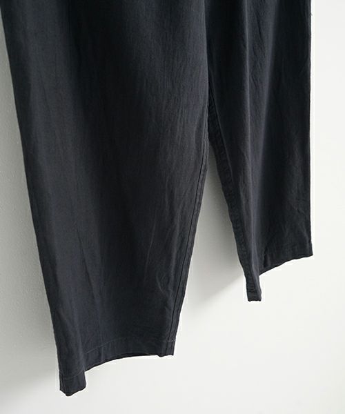 YOKO SAKAMOTO ヨーコサカモトTAPERED TROUSERS [SUMI INK] YS-24SS-58 テーパードトラウザー