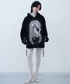 HATRAハトラDiaphanera Hoodie [black]