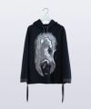 HATRAハトラDiaphanera Hoodie [black]