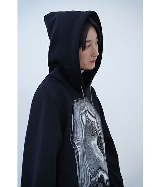 HATRAハトラDiaphanera Hoodie [black]