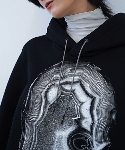 HATRAハトラDiaphanera Hoodie [black]