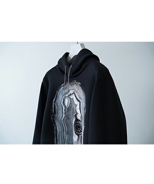 HATRAハトラDiaphanera Hoodie [black]