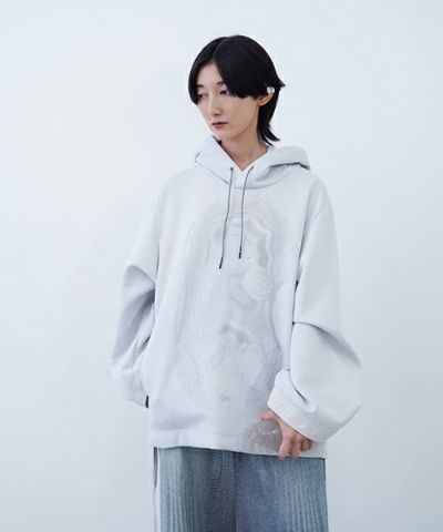HATRAハトラDiaphanera Hoodie [cloudy]
