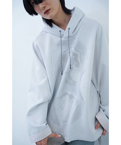 HATRAハトラDiaphanera Hoodie [cloudy]