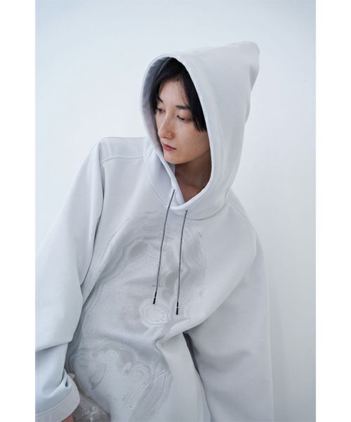HATRAハトラDiaphanera Hoodie [cloudy]