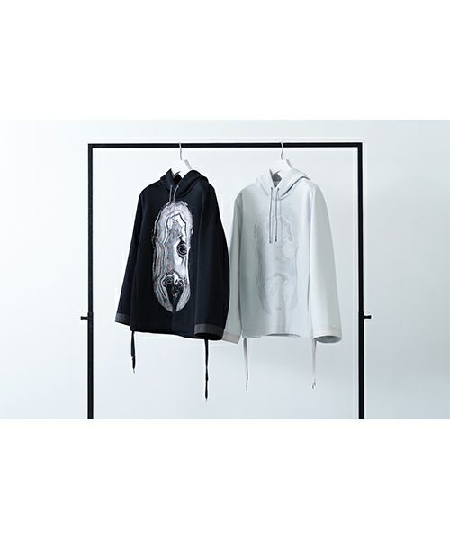 HATRAハトラDiaphanera Hoodie [cloudy]