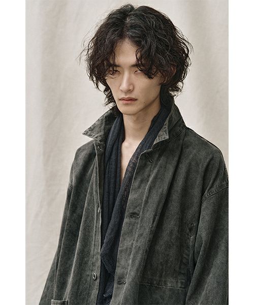 YOKO SAKAMOTOヨーコサカモト DENIM COVERALL [SUMI INK] YS-24SS-34デニムカバーオール