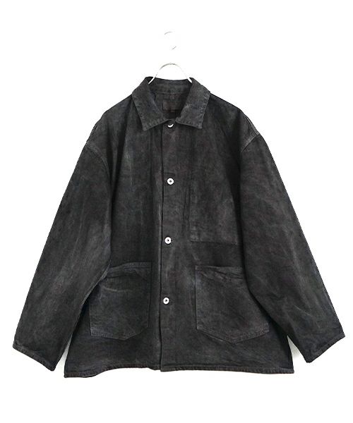 YOKO SAKAMOTOヨーコサカモト DENIM COVERALL [SUMI INK] YS-24SS-34デニムカバーオール