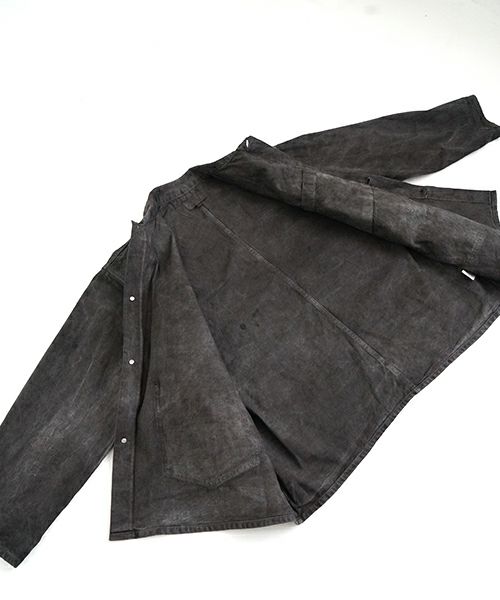 YOKO SAKAMOTOヨーコサカモト DENIM COVERALL [SUMI INK] YS-24SS-34デニムカバーオール