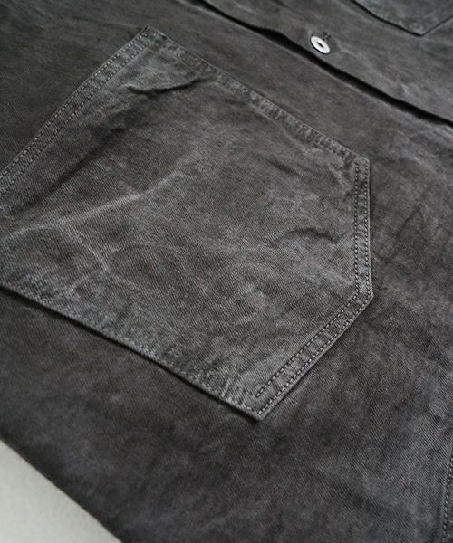 YOKO SAKAMOTOヨーコサカモト DENIM COVERALL [SUMI INK] YS-24SS-34デニムカバーオール