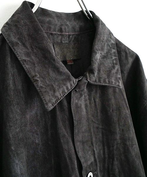 YOKO SAKAMOTOヨーコサカモト DENIM COVERALL [SUMI INK] YS-24SS-34デニムカバーオール
