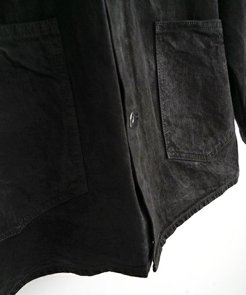 YOKO SAKAMOTOヨーコサカモト DENIM COVERALL [SUMI INK] YS-24SS-34デニムカバーオール