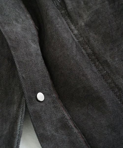 YOKO SAKAMOTOヨーコサカモト DENIM COVERALL [SUMI INK] YS-24SS-34デニムカバーオール