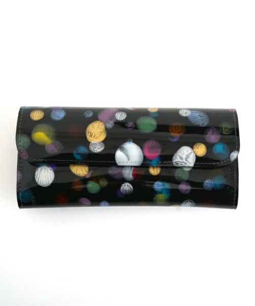 macromauro マクロマウロpaint black wallet longペイントウォレットロング(財布）
