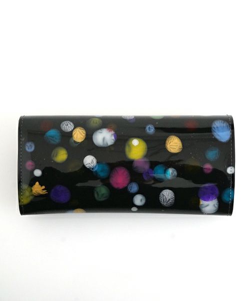 macromauro マクロマウロpaint black wallet longペイントウォレットロング(財布）