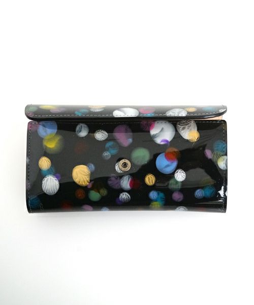 macromauro マクロマウロpaint black wallet longペイントウォレットロング(財布）