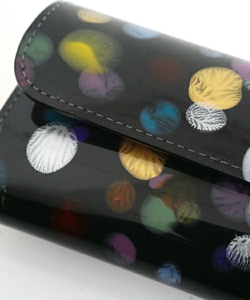 macromauro マクロマウロpaint black wallet longペイントウォレットロング(財布）