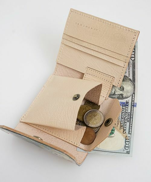 macromauro マクロマウロpaint black wallet Pミニ ペイントウォレット(財布）