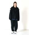  VUyヴウワイshort big hoody [BLACK]ビックショートパーカー