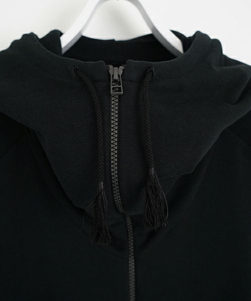  VUyヴウワイshort big hoody [BLACK]ビックショートパーカー