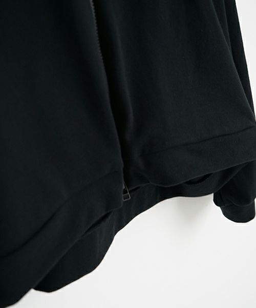  VUyヴウワイshort big hoody [BLACK]ビックショートパーカー