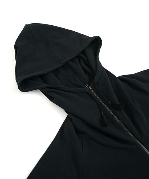  VUyヴウワイshort big hoody [BLACK]ビックショートパーカー