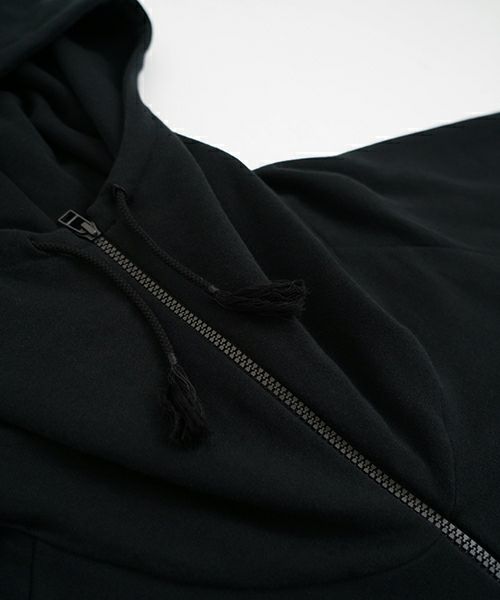  VUyヴウワイshort big hoody [BLACK]ビックショートパーカー