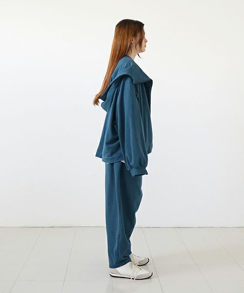 VUyヴウワイshort big hoody [BLUE]ビックショートパーカー