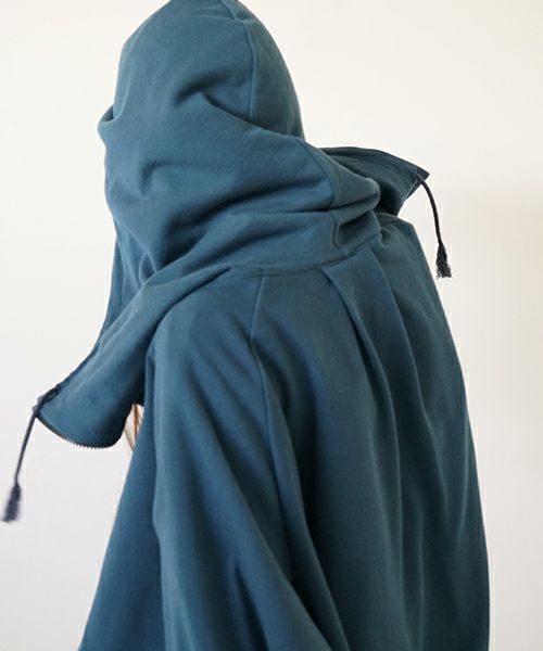 VUyヴウワイshort big hoody [BLUE]ビックショートパーカー