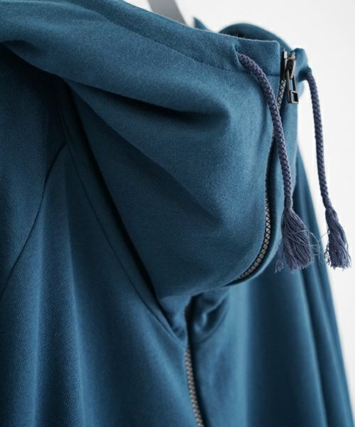 VUyヴウワイshort big hoody [BLUE]ビックショートパーカー